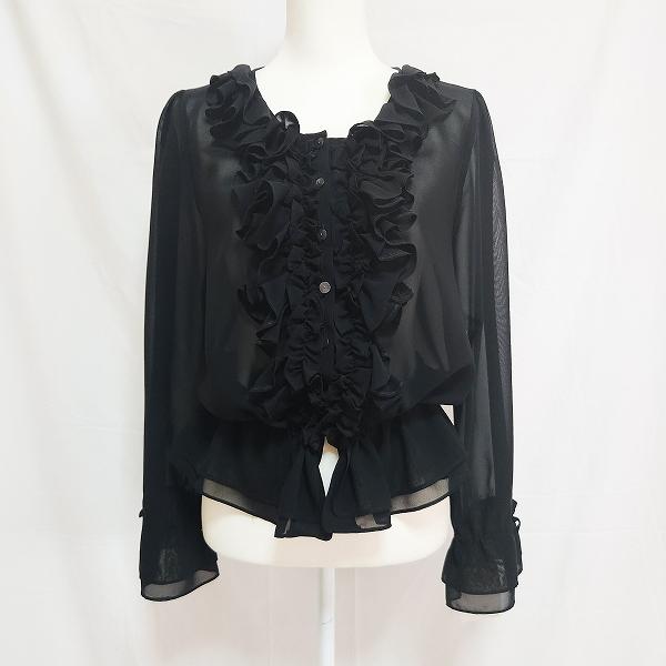 INGEBORG インゲボルグ フリル シャツ レディース