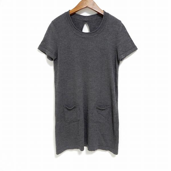 Leilian（レリアン） #wnc チュニック 9 ダークグレー ニット リボン 
