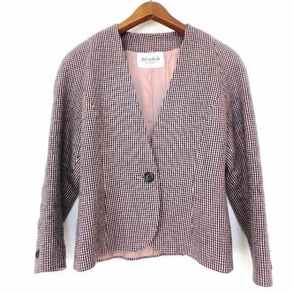 jun ashida - ジュンアシダjun ashida春夏ショート丈ボレロジャケット#7ピンク JUN ASHIDA #wnc ジュンアシダ junashida ジャケット 7 ピンク