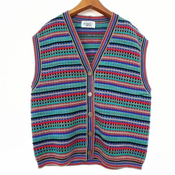 MISSONI #wnc ミッソーニスポーツ SPORT ベスト・ジレ 42 マルチ MISSONI #wnc ミッソーニスポーツ SPORT ベスト・ジレ 42 マルチ