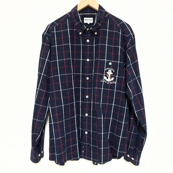 SINA COVA チェック柄あったか裏ボア長袖シャツ L