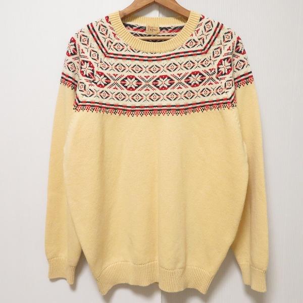 PAPAS（パパス） #wnc ニット セーター L アイボリー 赤 紺