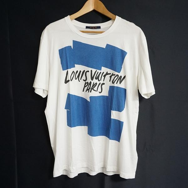 ルイヴィトン　LOUIS VUITTON  パステルtシャツ LOUIS VUITTON ルイヴィトン Tシャツ メンズ L ホワイト マルチ