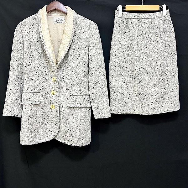 wnc 十仁プラザ JujinPlaxaCOUTURE スカートスーツ 40 グレー系  