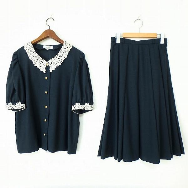 未使用】Leilian レリアン半袖セットアップ ジャケット&スカート 未使用】Leilian レリアン半袖セットアップ ジャケット&スカート