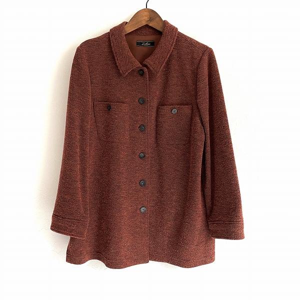 Leilian #wnc レリアン シャツ・ブラウス ジャケット 13+ オレンジ系 