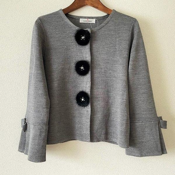 ギャラリービスコンティ #wnc GALLERY VISCONTI カーディガン 2 グレー  