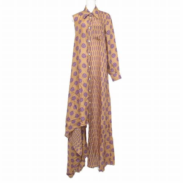 MM6 エムエムシックス ワンピース 紫 -(M位) 2122624E0093 anc メゾンマルジェラ Maison Margiela MM6 ワンピース 38 茶 紫