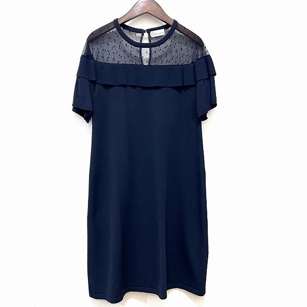 snc レッドヴァレンティノ REDVALENTINO ワンピース S 紺 ニット