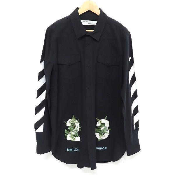 ♦️Off　 White ♦️ 長袖シャツ ブラック off white（オフホワイト） #anc Off-White 長袖シャツ L 黒