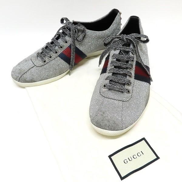 GUCCI（グッチ） #wns スニーカー シェリー 9 1/2 グレー系 ローカット