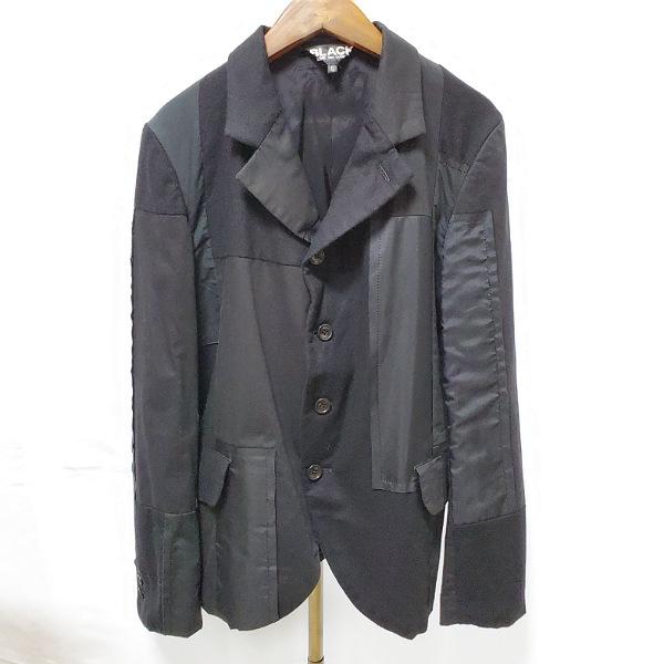 anc コムデギャルソン COMMEdesGARCONS BLACK ジャケット S 黒 パッチ 