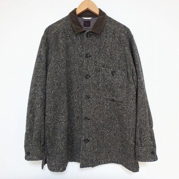 極美品.3.4万円】papas パパスプラス ジャケット【ウールツイード7Ｇ 極美品.3.4万円】papas パパスプラス ジャケット【ウール