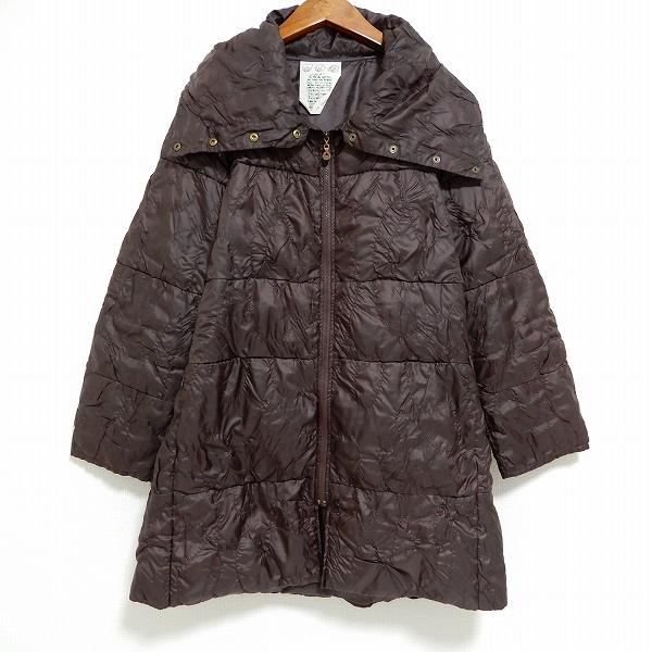 本日値下　センソユニコiocommeio イオコム ダウンジャケットコート 38 wnc イオコムイオセンソユニコ io comme sensounico コート 38 濃茶
