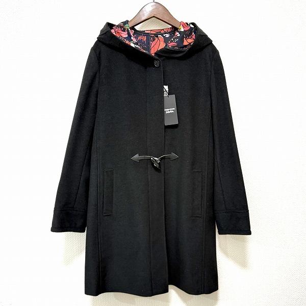 wnc ソニアリキエル SONIARYKIEL コート 38 黒 紺 赤 ダッフルコート