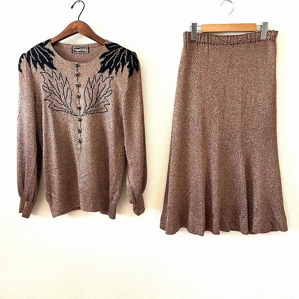 斎藤都世子ニット wnc サイトウトヨコ 斉藤都世子 ニット セーター ピンク 黄色 クルー