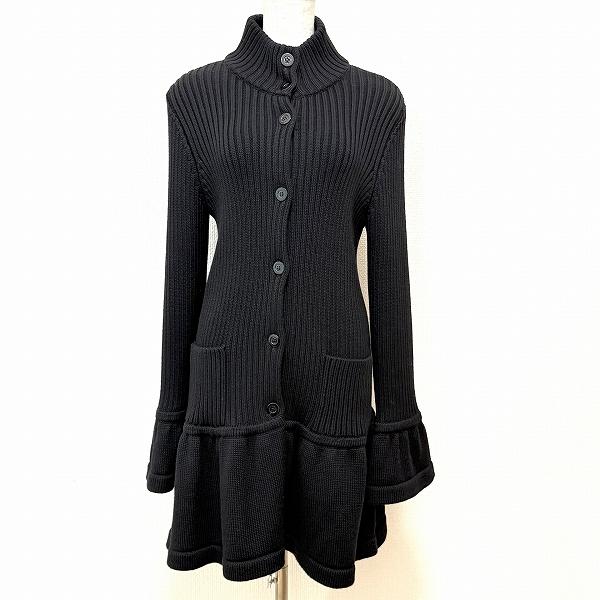 wnc ブティックモスキーノ BOUTIQUE MOSCHINO カーディガン 黒 ニット  