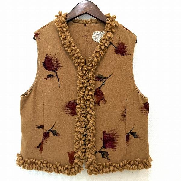 インポートロッサベスト wnc インポートロッサ import Rossa ベスト・ジレ 44 キャメル色