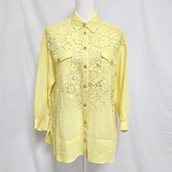 インポートロッサImport ROSSA レースロングブラウス