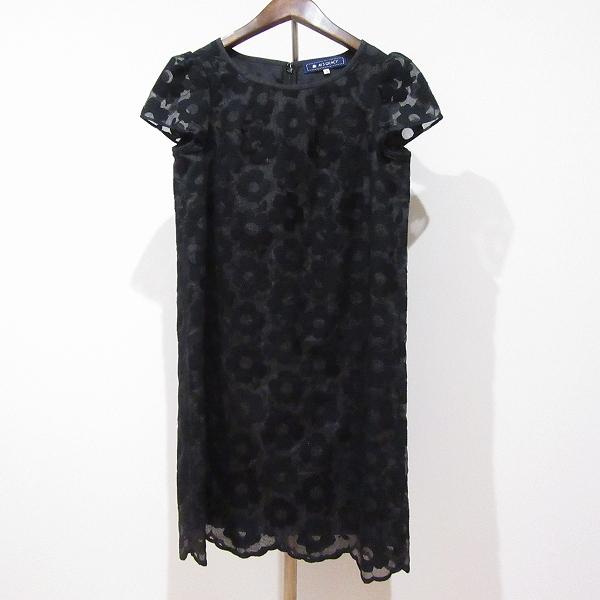 M'S GRACY 半袖黒ワンピース 38 snc エムズグレイシー M'S GRACY