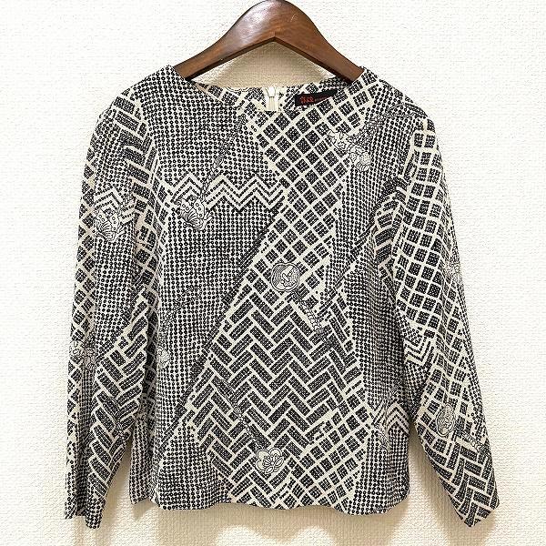 #snc 詩仙堂 シセンドウ ヒトシタムラ ベスト 濃紺 ちりめん 日本製 美品 レディース [949014] spc 詩仙堂 ヒトシタムラ さくらみずき SAKURA MIZUKI