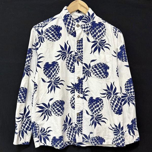 今月限定価格SUN SURF パイナップル柄アロハシャツ 16-16½ Lサイズ 中古・古着通販】Sun Surf (サンサーフ) アロハシャツ