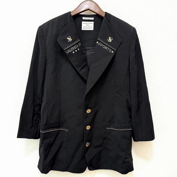 anc バレンザポー スポーツ VALENZAPO SPORTS ジャケット M 黒 薄手
