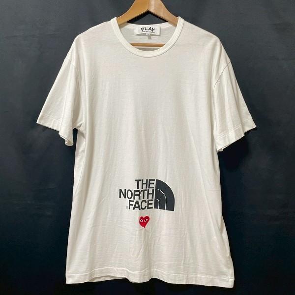PLAY COMME des GARCONS x ノースフェイス シャツM PLAY COMME des GARCONS 新品 プレイ コムデギャルソン x THE