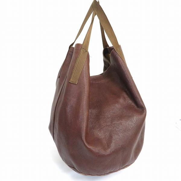 #ab インゲボルグ INGEBORG ハンドバッグ 赤茶 トートバッグ レザー 本革 バケツ バッグ レディース [963066] k01