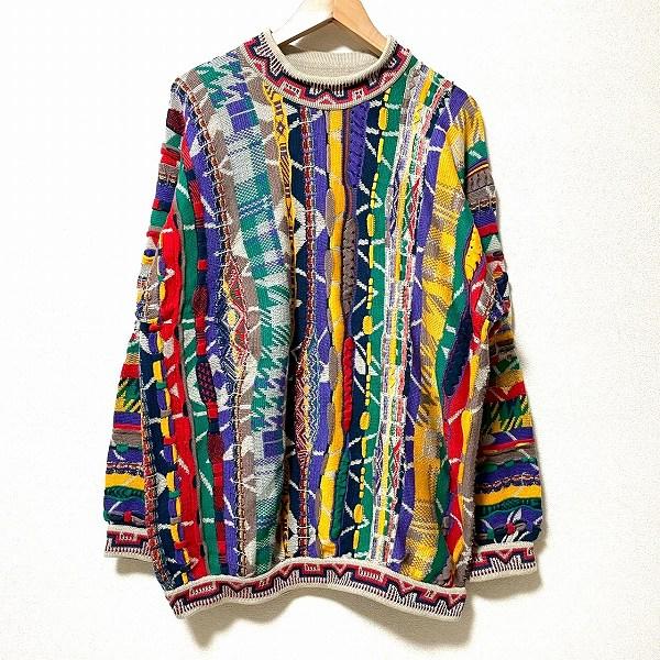 anc クージー COOGI ニット・セーター L マルチ 3Dニット 柄