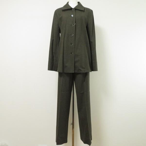 wnc レリアン Leilian セットアップ ツーピース パンツ 7 グレー系