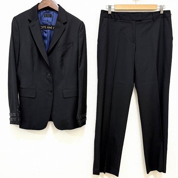 anc ポールスミス PaulSmith BLACK パンツスーツ 42 黒 青