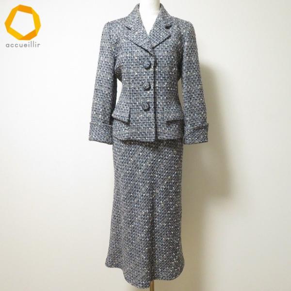 美品✨ 銀座マギー ウール カシミヤ パンツ スーツ セットアップ 近年モデル wxc イネス ignes 銀座マギー スカートスーツ セットアップ ツーピース