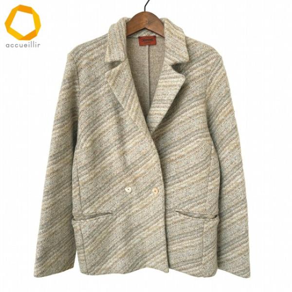 MISSONI ミッソーニ　ニットジャケット　ウール　44サイズ MISSONI - Missoni ミッソーニ ジャケット サイズ44 ニットジャケット