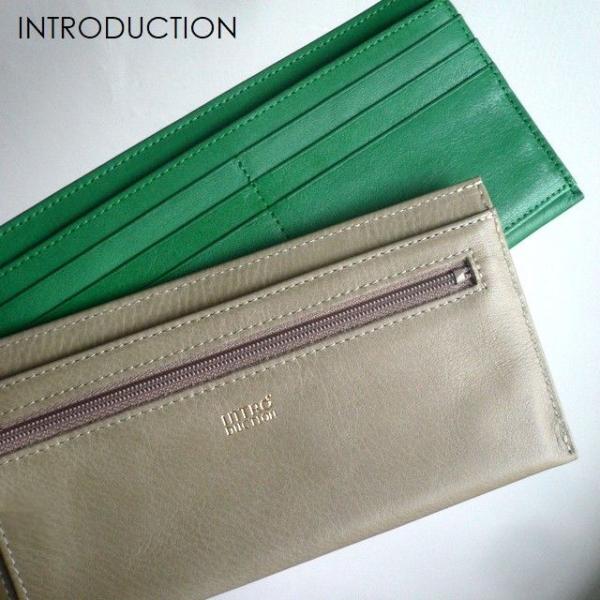 Introduction ノベルティ イントロダクション 長財布 スリム ポケット
