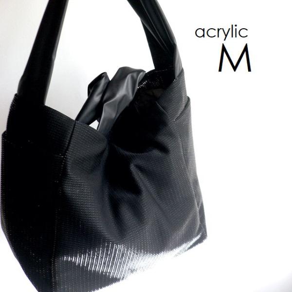 acrylic（アクリリック） バッグ M bag 2WAY ナイロン PVC