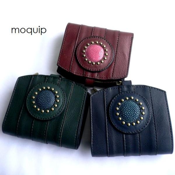 moquip モキップ ガルーシャ ステアレザー 折り財布 WLG06184 moquip モキップ ガルーシャ ステアレザー 折り財布 WLG06184
