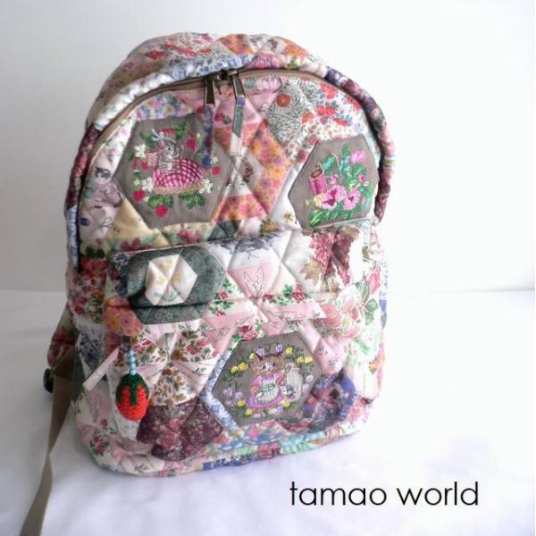 ⭐️未使用品⭐️tamaoworld キルティング バックパック リュック aclounge_tama-ruck02all