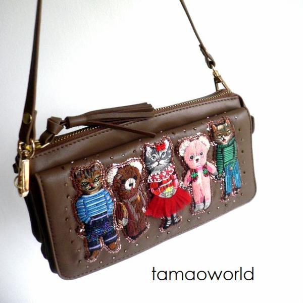 最終お値下げ：tamao world /Nathalie Lete財布ポシェット aclounge_tama-wallshoa
