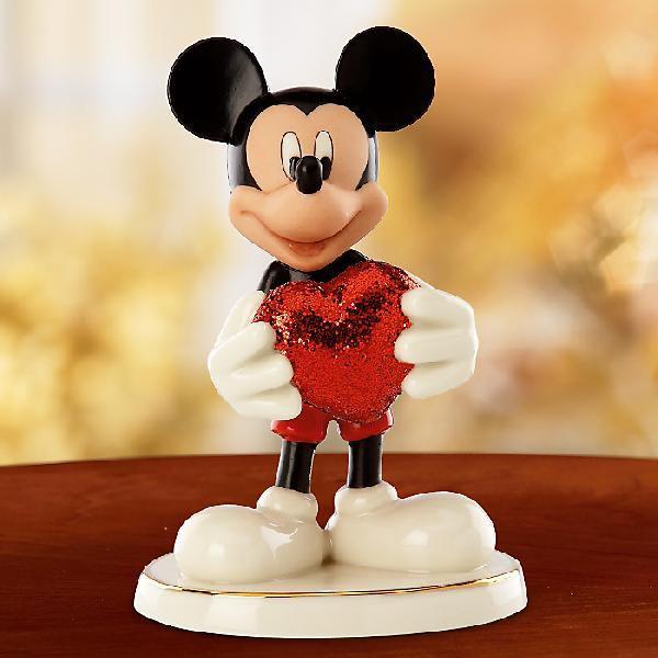 ホワイトデー ギフト 贈り物 ディズニー ガーデニング Lenox レノックス 社製 ミッキーマウス ハートを持つ フィギュア 陶磁器 24金 アカムスyahoo 店 通販 Yahoo ショッピング