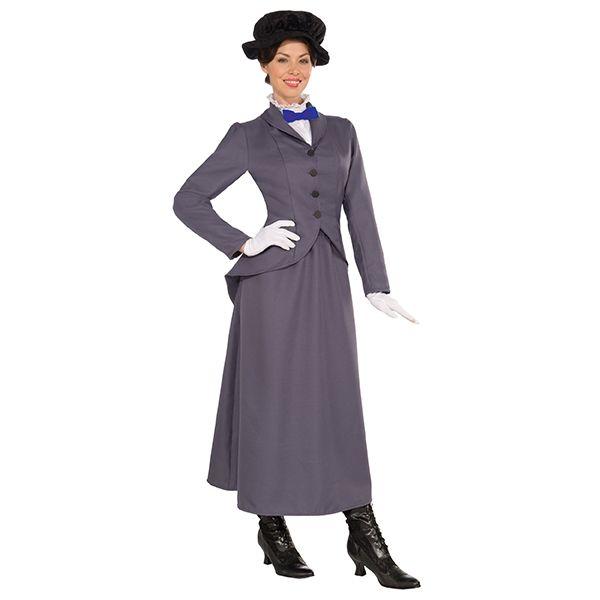 単品購入可 メリー・ポピンズ コスチューム 大人 女性 ハロウィン 衣装