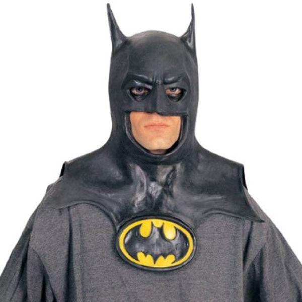 バットマン マスク コスチューム 胸のロゴ付 頭巾タイプ ゴム製のマスク アカムスyahoo 店 通販 Yahoo ショッピング