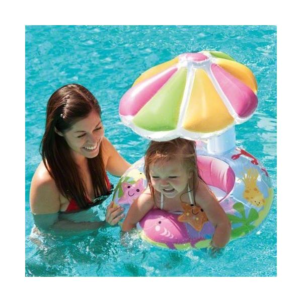 日よけ付き 浮き輪 赤ちゃん ベビー 幼児 プール 海 グッズ 浮き輪 インスタ映え ナイトプール 海水浴 グッズ Buyee Servis Zakupok Tretim Licom Buyee Pokupajte Iz Yaponii