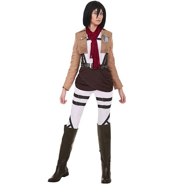 進撃の巨人 コスプレ ミカサ コスチューム 調査兵団 ハロウィン パーティー 衣装 474 アカムスyahoo 店 通販 Yahoo ショッピング