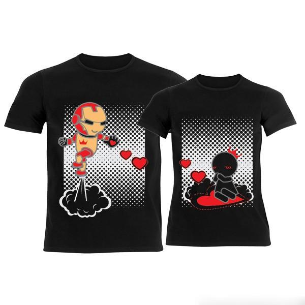 アイアンマン ペアルック カップル ブランド Tシャツ 黒 お揃い 結婚祝い ギフト プレゼント バレンタインデー クリスマス アカムスyahoo 店 通販 Yahoo ショッピング