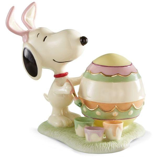 ピーナッツ スヌーピー フィギュア イースターのスヌーピー イースターエッグ ビーグル 犬 レノックス社 ジム ショア ギフト プレゼント 年賀状 戌年 アカムスyahoo 店 通販 Yahoo ショッピング