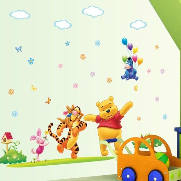 くまのプーさん おともだち フライング イーヨー ウォール ステッカー 壁 シール 子供 部屋 デカール 486 アカムスyahoo 店 通販 Yahoo ショッピング