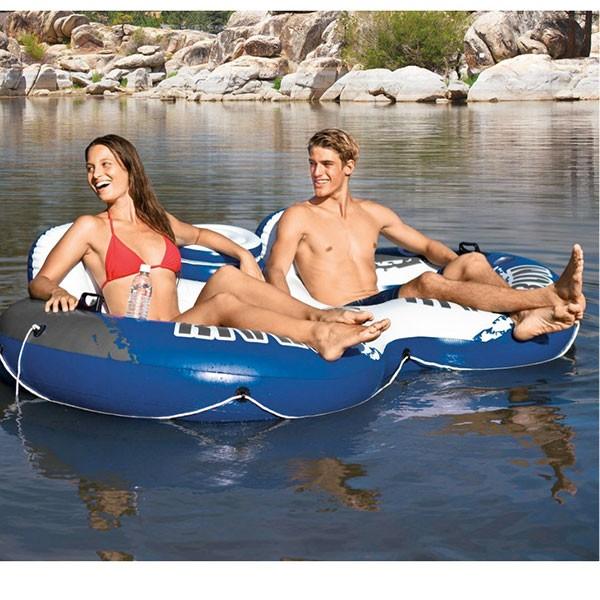 浮き輪 2人用 二人用 座る フロート 快適 プール うきわ クーラー付き インスタ映え ナイトプール 海水浴 グッズ アカムスyahoo 店 通販 Yahoo ショッピング