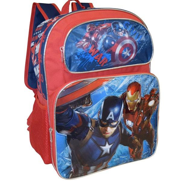 キャプテンアメリカ グッズ ３ｄ バックパック デイパック リュック 子供用 通学 学生かばん 学校 バッグ マーベル コミック アメコミ 漫画 キャラクターグッズ アカムスyahoo 店 通販 Yahoo ショッピング