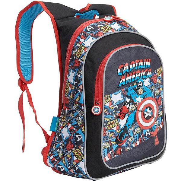 キャプテンアメリカ グッズ アメリカン ヒーローバックパック デイパック リュック 子供用 通学 学生かばん 学校 バッグ マーベル コミック アメコミ 漫画 アカムスyahoo 店 通販 Yahoo ショッピング